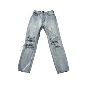 BDG Urban Outfitters Women's Size 25 Slim Straight Denim Jeans Distressed Bleach